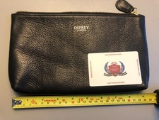 Osprey Leather Black Zipped