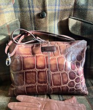 OSPREY brown leather shoulder